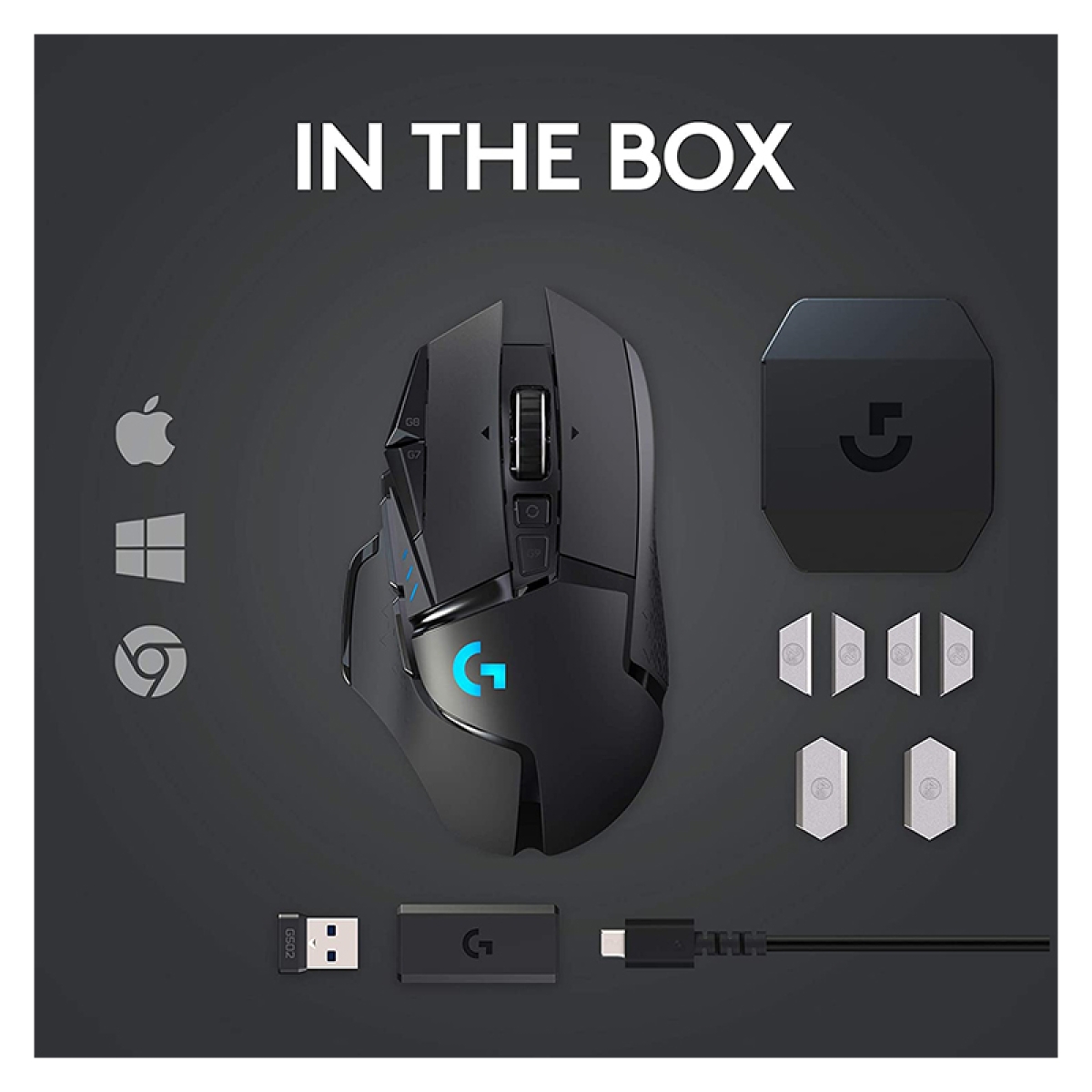 ماوس سیم دار لاجیتک گیمینگ LOGITECH G502 HERO Gaming