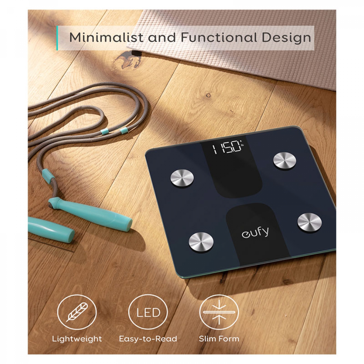 ترازوی هوشمند انکر ANKER EUFY SMART SCALE C1 مدل  T9146