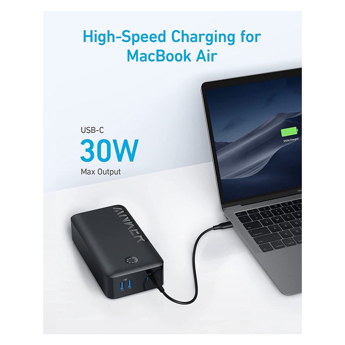 پاوربانک 40000 میلی آمپر نسل سوم انکر  Anker 347 Powerbank مدل A1377
