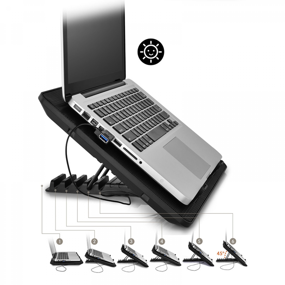 خنک کننده لپ تاپ دیپ کول Deepcool U Pal