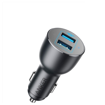 شارژر فندکی انکر Anker PowerDrive III 2-Port 36W Alloy  مدل A2729