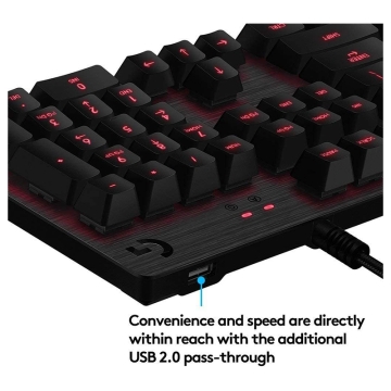 کیبورد مخصوص بازی لاجیتک مکانیکال مدل LOGITECH G413 CARBON Mechanical Gaming Keyboard