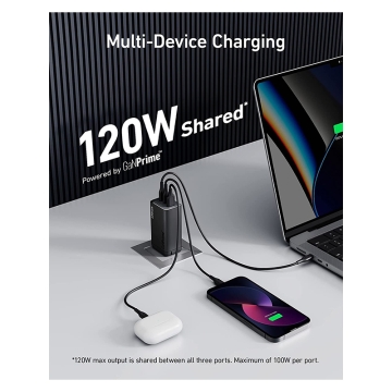 شارژر انکر نسل7 Anker 733 Charger 120W مدل A2148