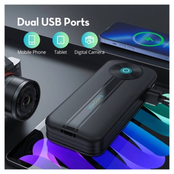 جامپ استارتر خودرو راو پاور مدل RP-PB1208 ظرفیت 20000mAh