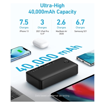 پاوربانک 40000 میلی آمپر نسل سوم انکر  Anker 347 Powerbank مدل A1377