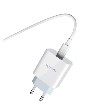 شارژر دیواری 20 وات اکستروم AXTROM AWC20WPD-W+CABLE USB-C to Lightning